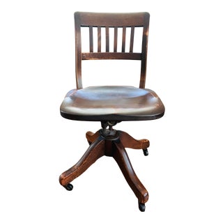 Vintage Mid Century Desk Chair For Sale