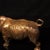 Metal Late 19th Century Gilt Bronze Rhinoceros Statue, 1.1kg For Sale - Image 7 of 9