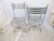 Late 20th Century Vintage French Polished Steel Dining Chairs - Set 6 For Sale - Image 5 of 5