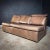 This vintage modular leather sofa is made for three people and therefore consists of three parts. The parts are...