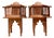 Vintage Syrian Inlaid Wood Chairs - A Pair For Sale