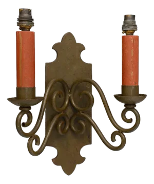 Brass Wall Sconce, 1940s