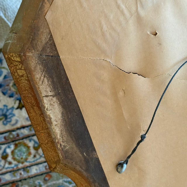 Antique Napoleonic Neoclassical Wall Mirrors in Gilt Wood, a Pair For Sale - Image 9 of 9