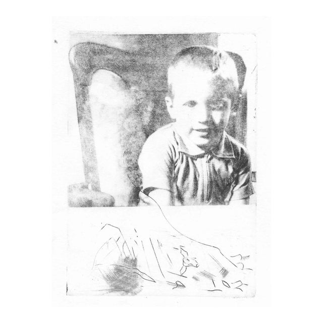 1970s Cathal O'Toole Multi Stage Etching and Lithograph For Sale