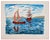 Elisée Maclet, Sailing Boats, Original Watercolour For Sale