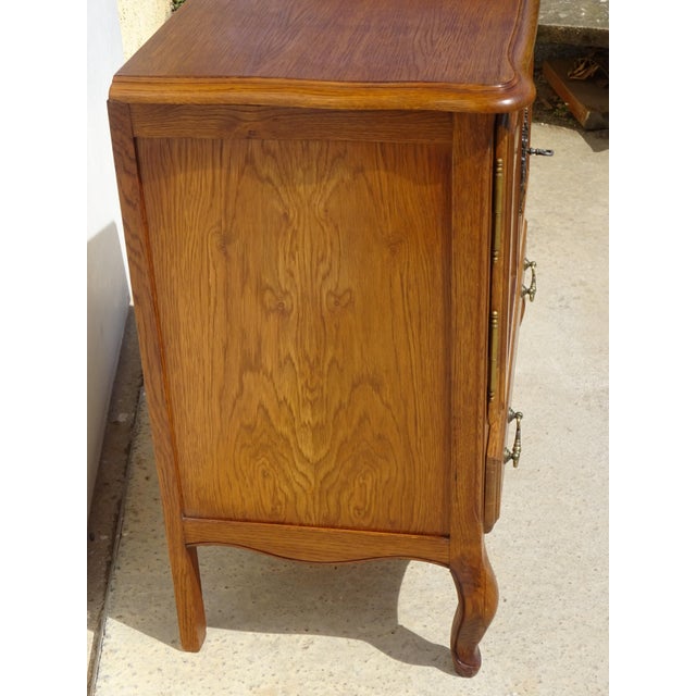 Small Light Oak Buffet, 1980s For Sale - Image 17 of 18