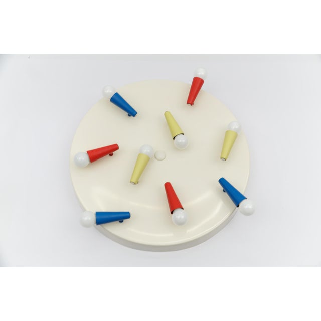 Mid-Century Modern Mid-Century Modern Italian Flush Mount, 1960s For Sale - Image 3 of 16