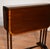 English 1920s Antique English Mahogany Banded Satinwood Drop-Leaf Side Table For Sale - Image 3 of 12