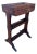 Spanish Rustic Chestnut Side Table with Drawer, 20th Century For Sale