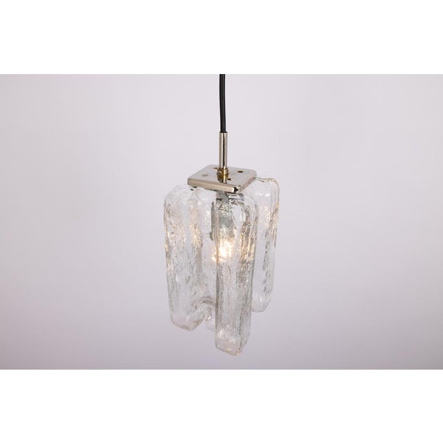 Murano Glass Granada Pendant Light by Kalmar, Austria, 1970s For Sale - Image 6 of 16