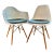 Vitra Eames Molded Armchairs With Pads For Sale