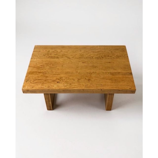 Modern Japanese-Style Coffee Table in Oak, 1990s For Sale - Image 3 of 4