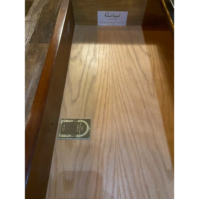 1970s Vintage John Widdicomb Empire Style Dresser Faux Marble For Sale - Image 5 of 8