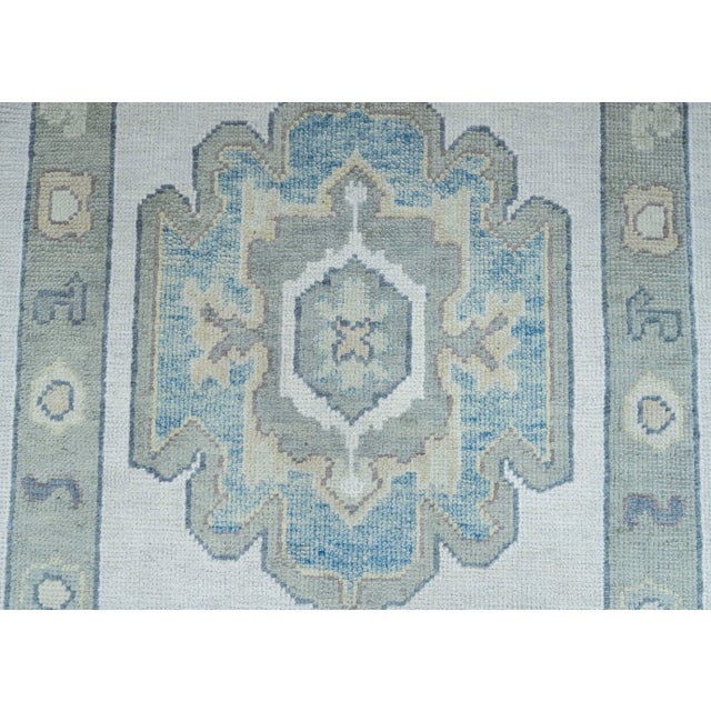 Early 21st Century Turkish Oushak Rug 2'11" x 12'1" #19133 For Sale - Image 5 of 8