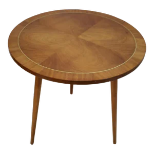 Mid-Century American Modern Maple Center Table Bookmatch Finish