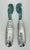 Emilia Castillo 1980s Rare Emilia Castillo Taxco Parrot Silverplate & Verdigris Serving Utensils For Sale - Image 4 of 18
