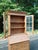 Mid 20th Century Vintage Country Pine Secretary Desk With Glass-Front Bookcase For Sale - Image 5 of 12
