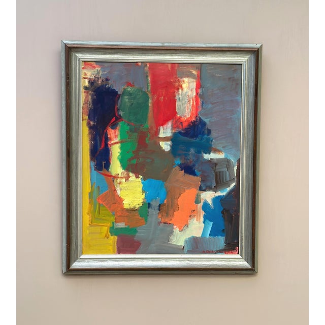 Rolf Ostermann, Conversations, Oil on Panel, Framed For Sale - Image 6 of 18