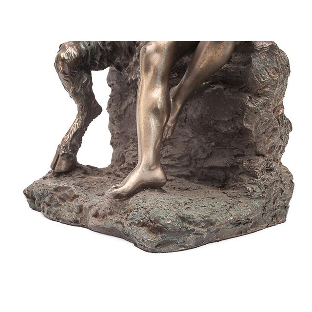 Sculpture of Pan and Daphnis in Bronze & Resin, 2008 For Sale - Image 10 of 13