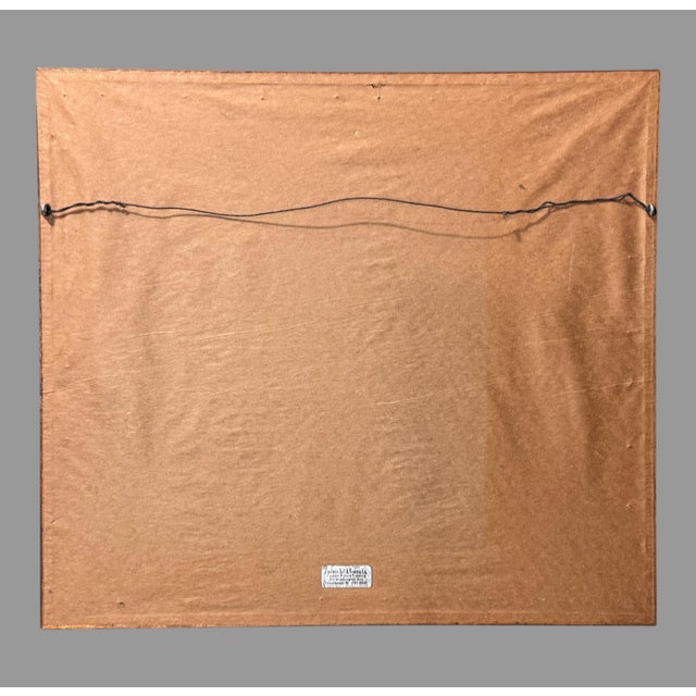 Mid 20th Century Vintage Riverside Landscape Framed Pastel Watercolor Painting With Trees For Sale - Image 5 of 6