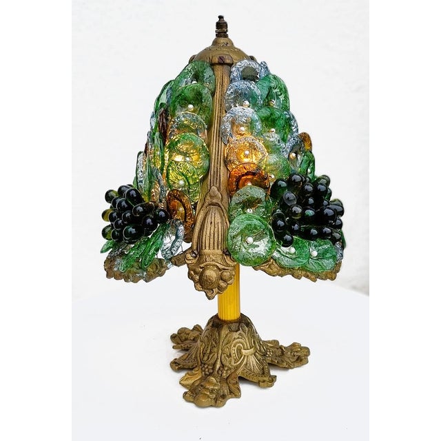 Vintage Italian Table Lamp in Murano Glass, 1975 For Sale - Image 10 of 13