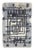 Scandinavian Wool in Black, Grey, and Cream Tones Rya Rug, 1960s For Sale
