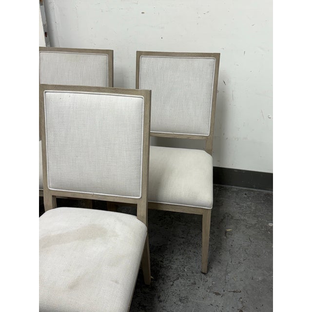 2020s Van Thiel for Restoration Hardware French Square Back Dining Chairs, Set of Six For Sale - Image 5 of 12