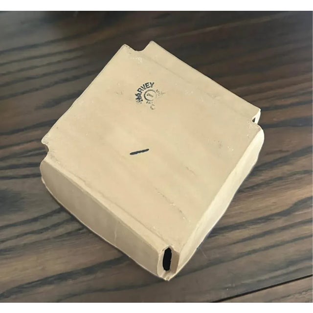 1980s Rare Michel Harvey Craft Ceramic Basket Sculpture For Sale - Image 4 of 5