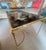 Metal French Maison Baguès Coffee Table With Lacquer Top & Bronze For Sale - Image 7 of 16