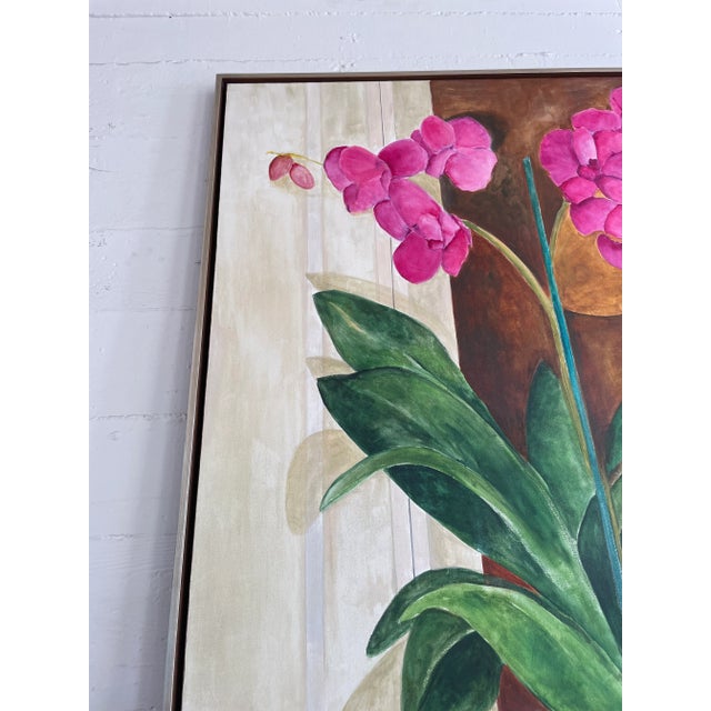 Mid 20th Century Large Still Life Painting by J. Ross, Framed For Sale - Image 4 of 7