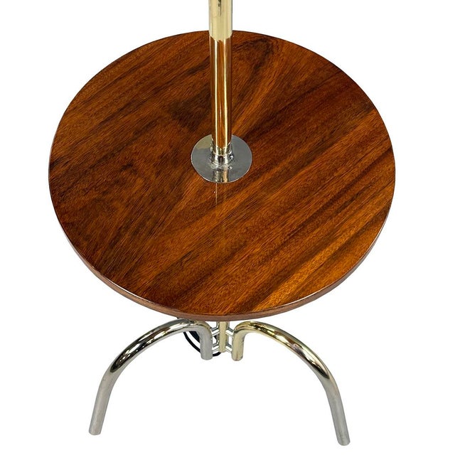 Art Deco Chrome Floor Lamp, 1930s For Sale - Image 3 of 8