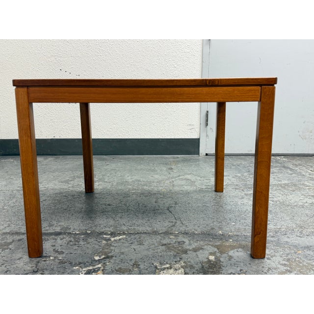 Norwegian Square Side Table, Mid 20th Century For Sale In San Francisco - Image 6 of 12