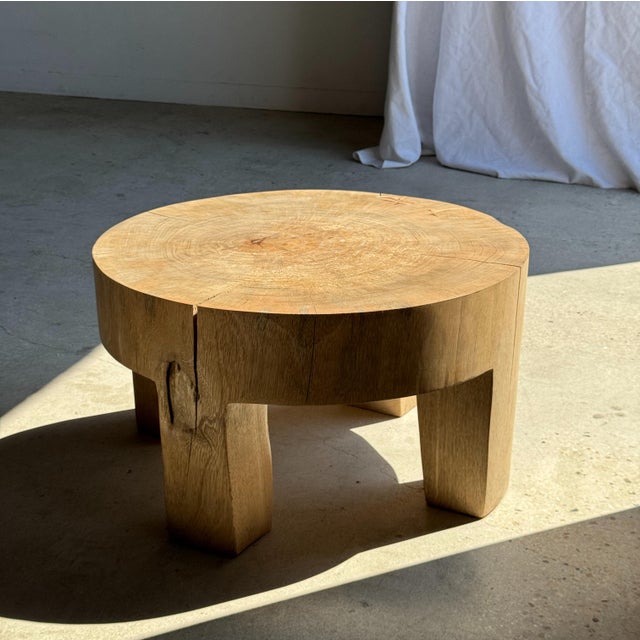 Coffee Table in Natural Mango Wood, 1980s For Sale - Image 9 of 18