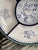 Blue Made in Portugal Villeroy & Boch Bluebird Pattern Chip & Dip For Sale - Image 8 of 11