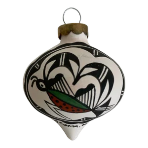 2000s Acoma Pottery Ornament by M. Antonio