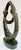 1920sLarge Hand-Carved Shona Serpentine Stone Couple Sculptur For Sale - Image 4 of 13