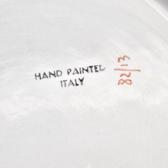 Italian Hand-Painted Porcelain Soup Tureen Set, Octagonal Floral, 16" For Sale - Image 18 of 18