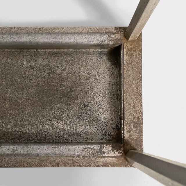 Mid-Century Modern Italian Umbrella Stand in Iron and Aluminum, 1950s For Sale - Image 12 of 14