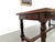Vintage Farmhouse Table in Walnut with Turned Legs, 1950s For Sale - Image 15 of 18
