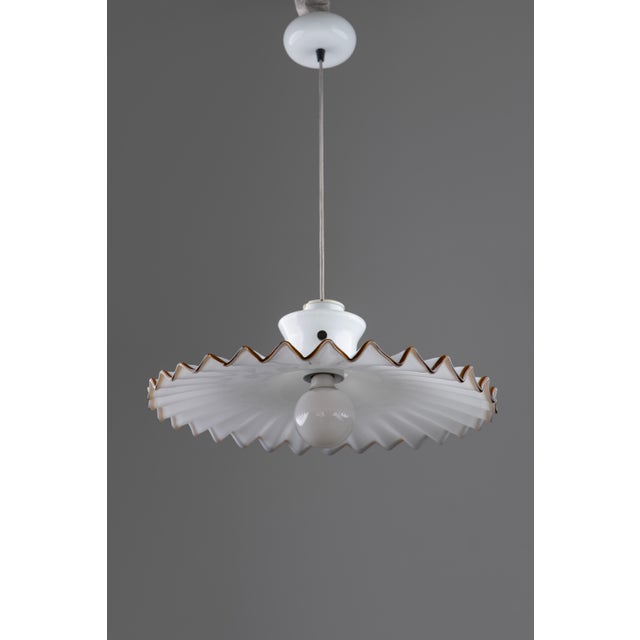 Venini Pinocchio Pendant Lamp by Ludovico Diaz De Santillana for Venini, 1989 For Sale - Image 4 of 14
