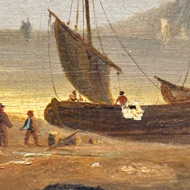 Flemish Artist, Landscape Painting, 1835, Oil on Canvas, Framed For Sale - Image 4 of 15