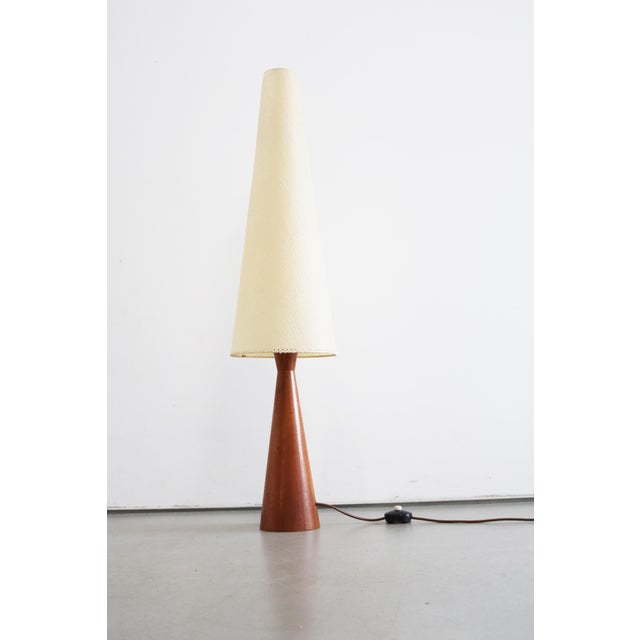 Vintage Teak Diabolo Rocket Floor Lamp from Fog & Morup, 1960s For Sale - Image 9 of 9