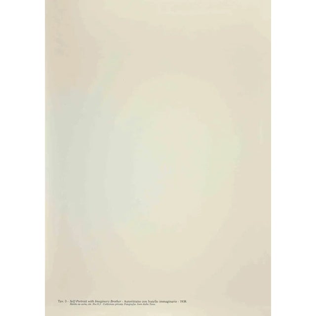 Self-portrait with Imaginary Brother is an offset and lithograph print after Willem De Kooning in 1938. The print suite...