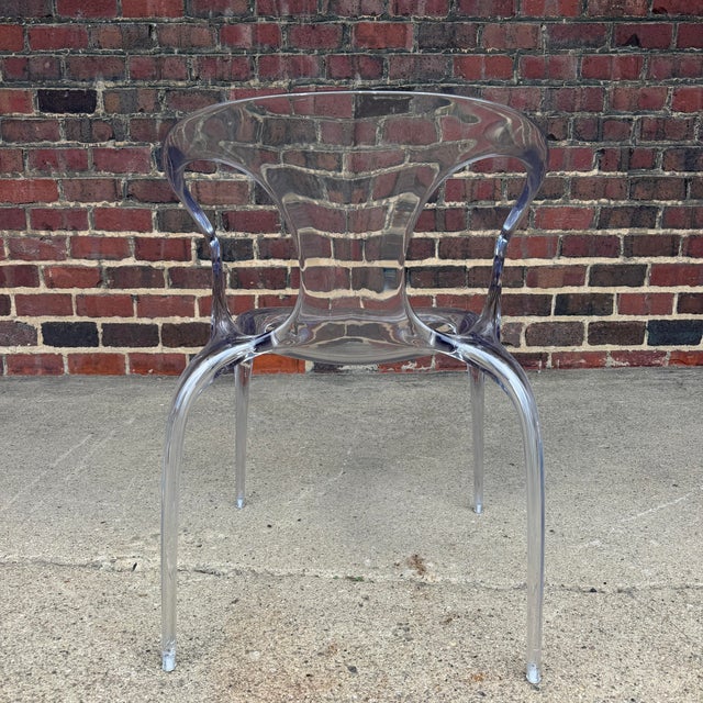 Ava Lucite Modern Armchair by Song Wen Zhong for Roche Bobois For Sale In Cleveland - Image 6 of 12