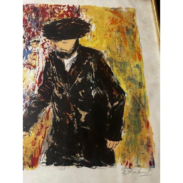 Bertoldot Taubert, Jewish Wedding, Litho Judaica, 1960s, Paper For Sale - Image 4 of 18
