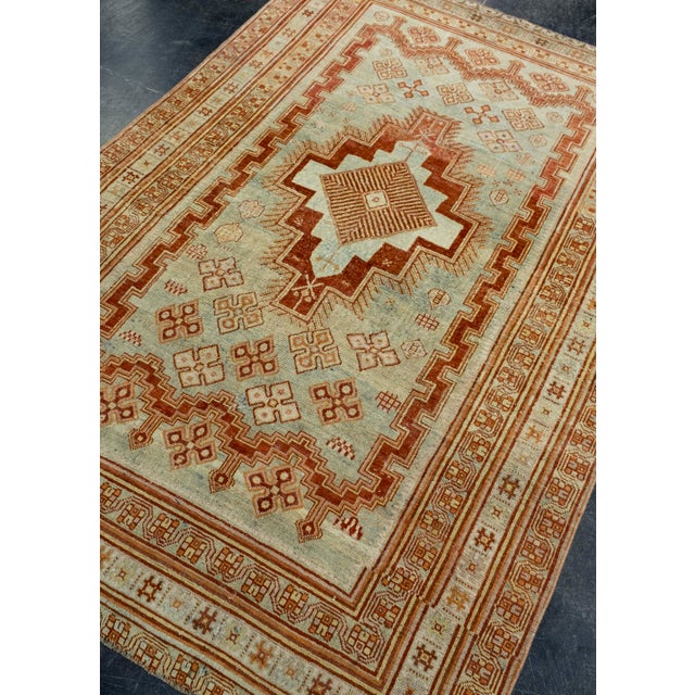 Turkish Turkish Vintage Rug 4'4" x 6'5" #17513 For Sale - Image 3 of 8