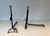 Early 1900s Wrought Iron Andirons - a Pair For Sale - Image 6 of 12