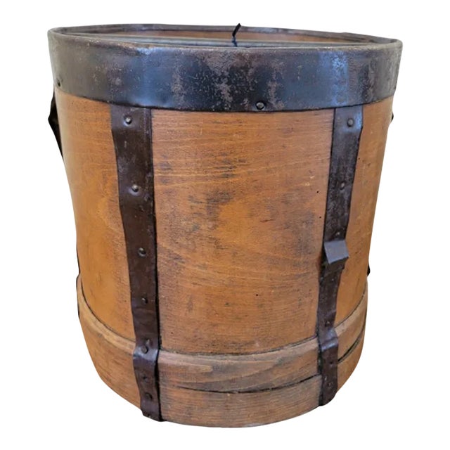 Antique French Wooden Cheese Box For Sale