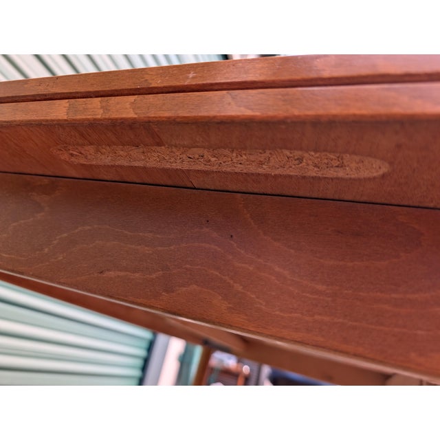 Edsby Edsbyverken 740 T Swedish MCM Teak Extendable Dining Table For Sale - Image 10 of 17