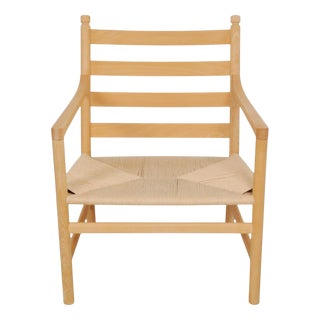 CH44 Lounge Chair in Beech by Hans Wegner, 2000s For Sale